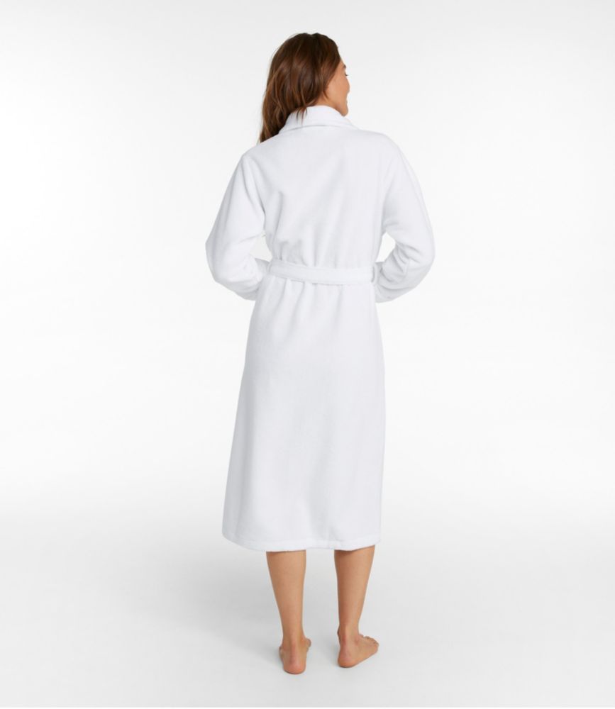 Women's Soft Plush Terry Robe, Deep Blue, small image number 3