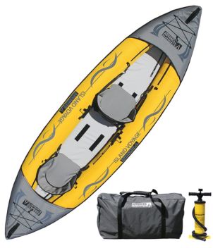 Advanced Elements Island Voyage 2 Inflatable Kayak With Pump