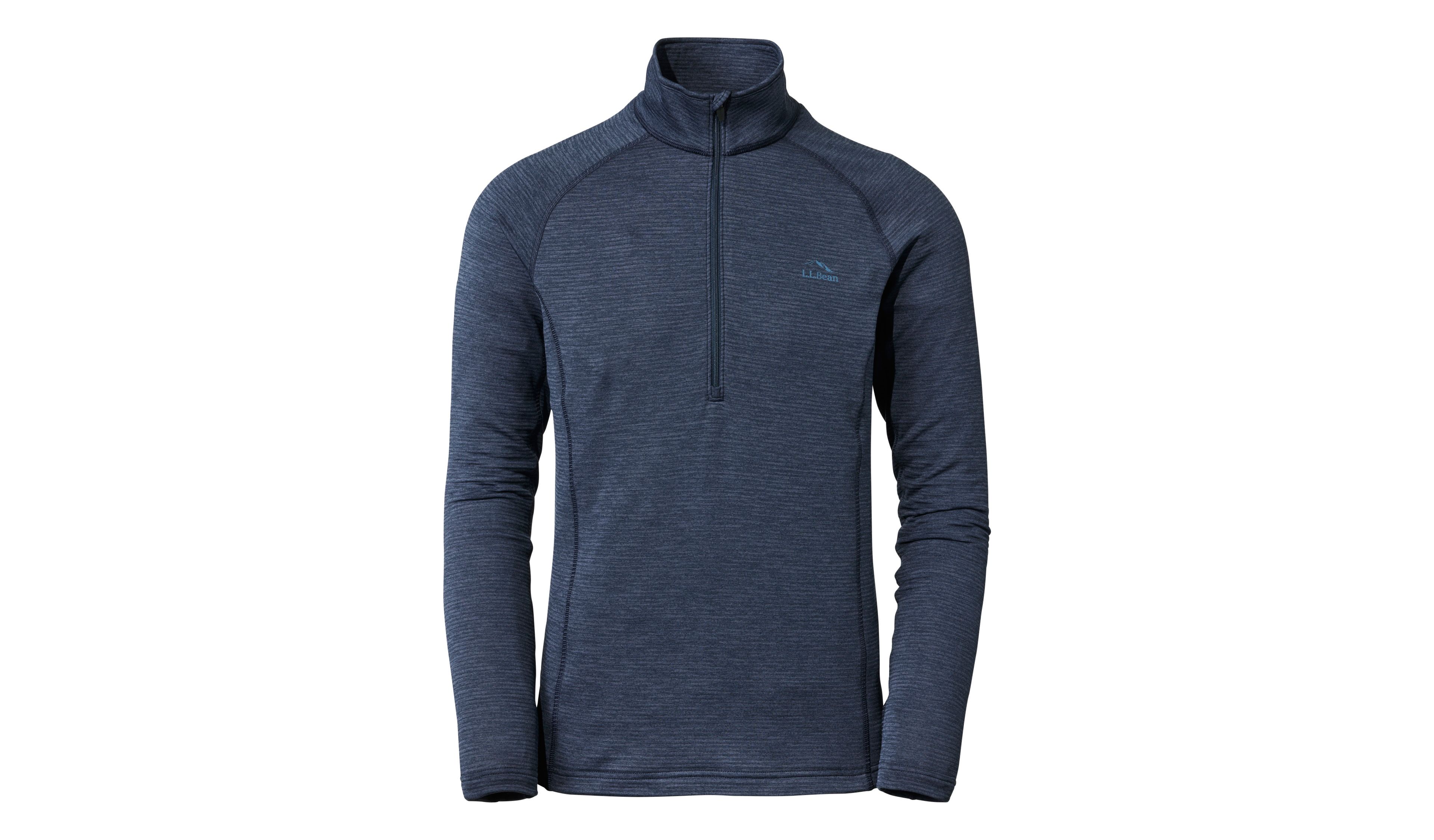 Men's L.L.Bean Midweight Base Layer Crew Top, 1/4 Zip