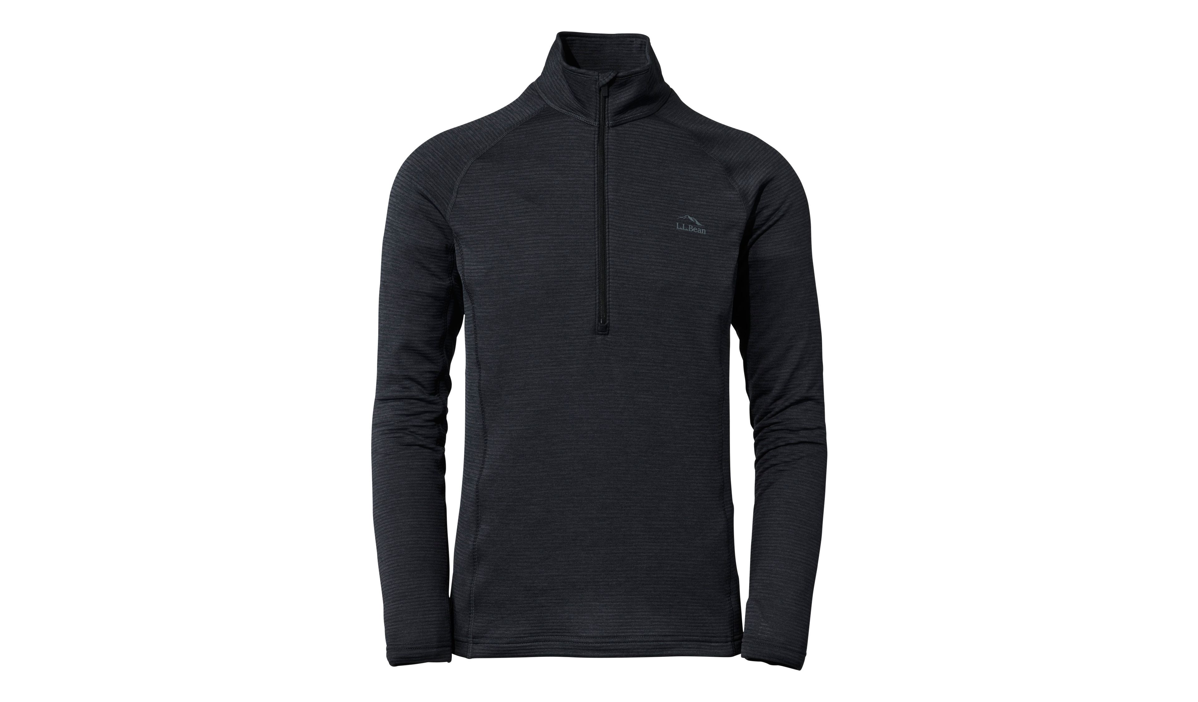 Men's L.L.Bean Midweight Base Layer Crew Top, 1/4 Zip