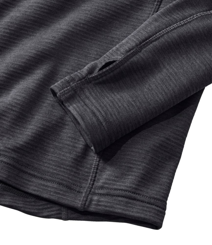 Men's L.L.Bean Midweight Base Layer Crew Top, Carbon Navy, small image number 6