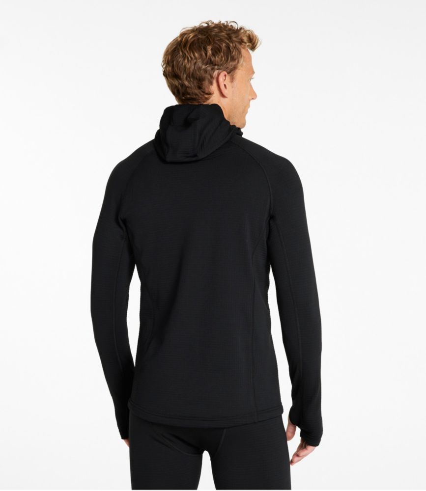 Men's L.L.Bean Heavyweight Baselayer Hoodie, Midnight Black, small image number 3