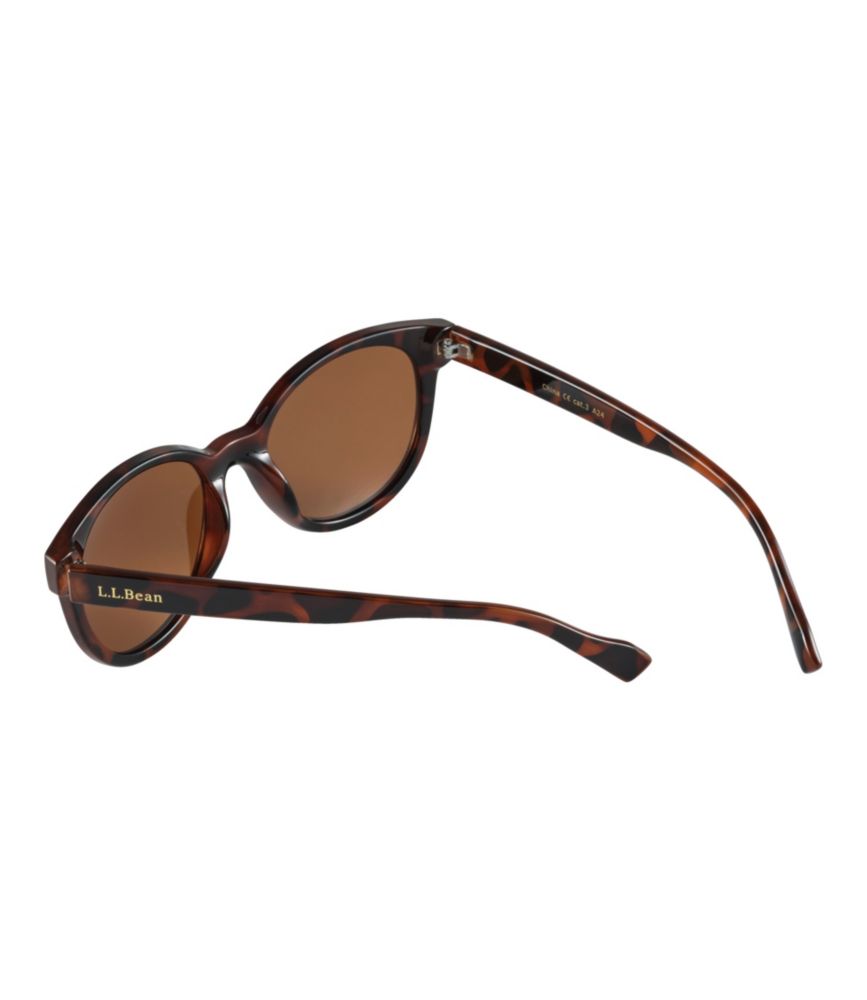 Women's L.L.Bean Kennebunkport Polarized Sunglasses, Demi Brown/Brown, small image number 4