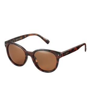 Adults' L.L.Bean Double L Polarized Sunglasses Matte Gray Driftwood/Gray w/Green Mirror
