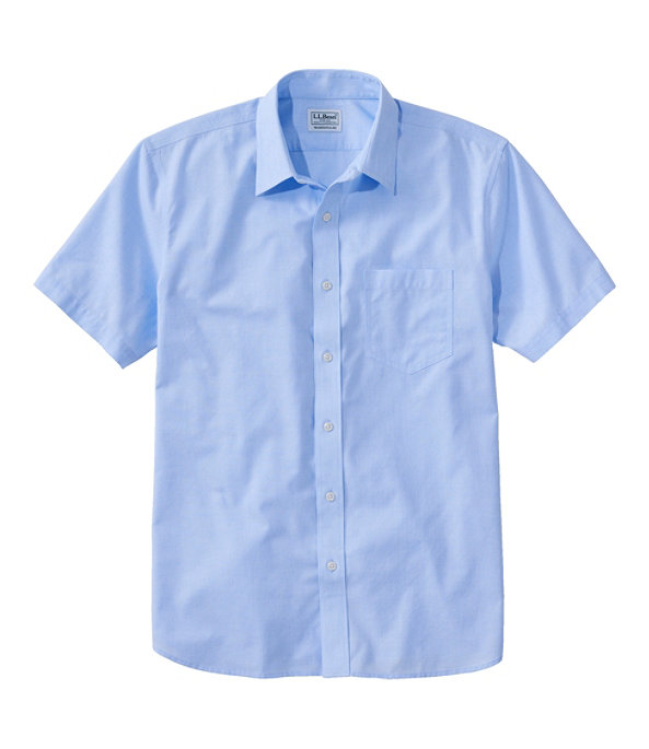 Everyday Wrinkle-Free Shirt, Short-Sleeve, Dawn Blue, large image number 0