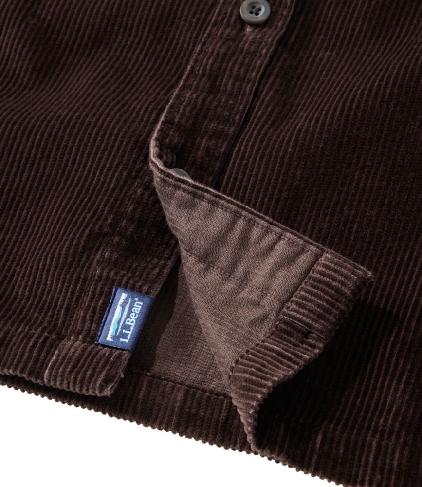Men's Rangeley Corduroy Shirt, Slightly Fitted, Allspice, small image number 7