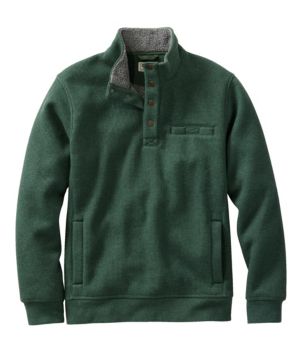 Men's Katahdin Iron Works Bonded Waffle Fleece, Mockneck, New