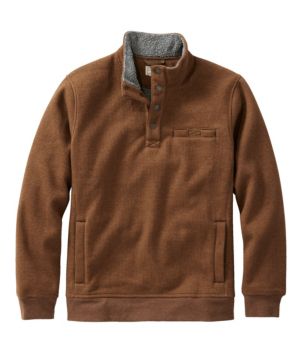 Men's Katahdin Iron Works Bonded Waffle Fleece, Mockneck, New