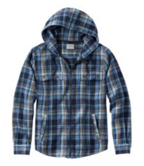 Mens hooded flannel shirts sales