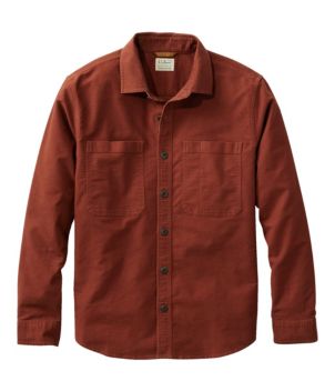 Men's Bean's Moleskin Shirt, Slightly Fitted Untucked Fit
