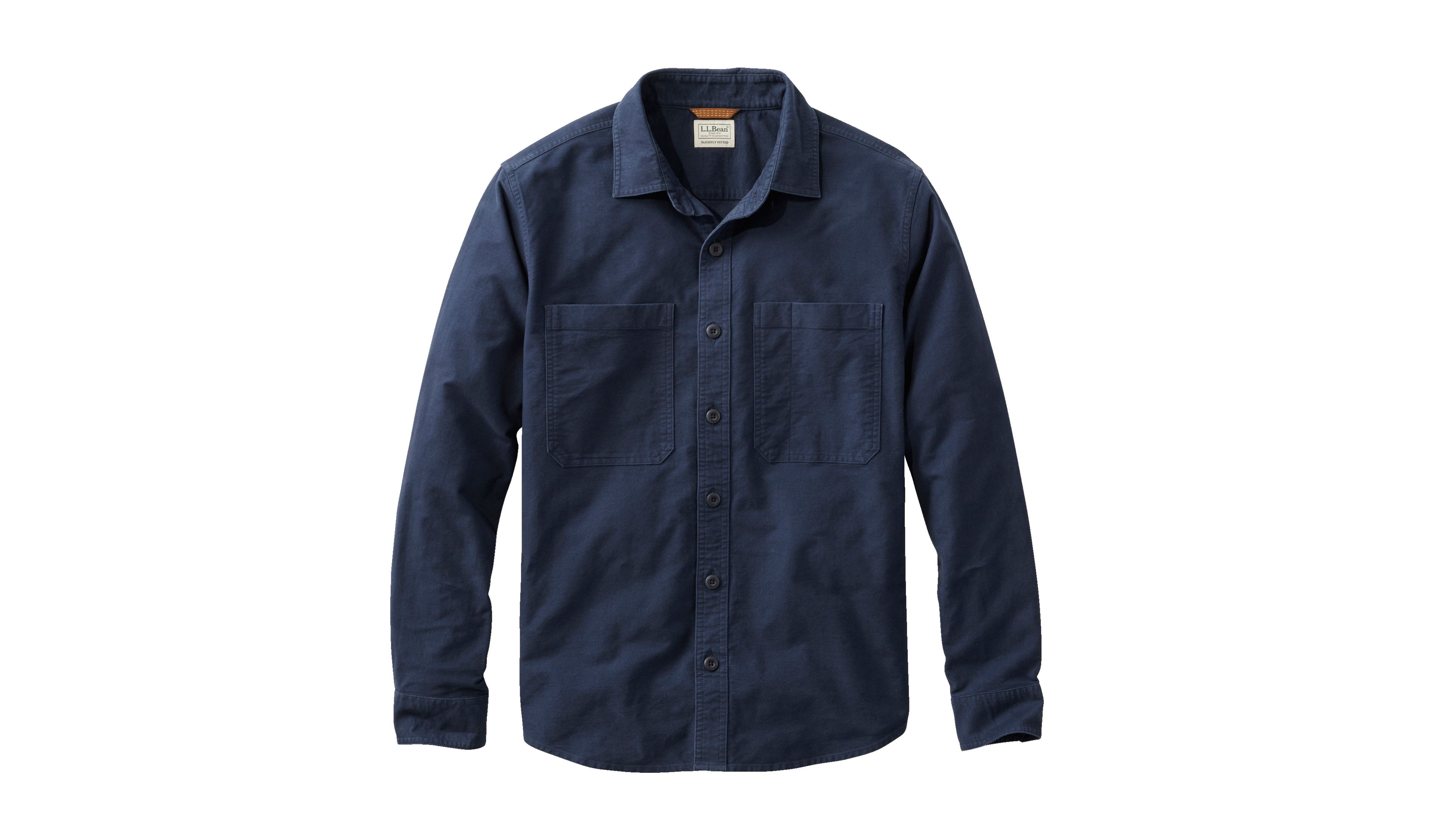 Men's Bean's Moleskin Shirt, Slightly Fitted