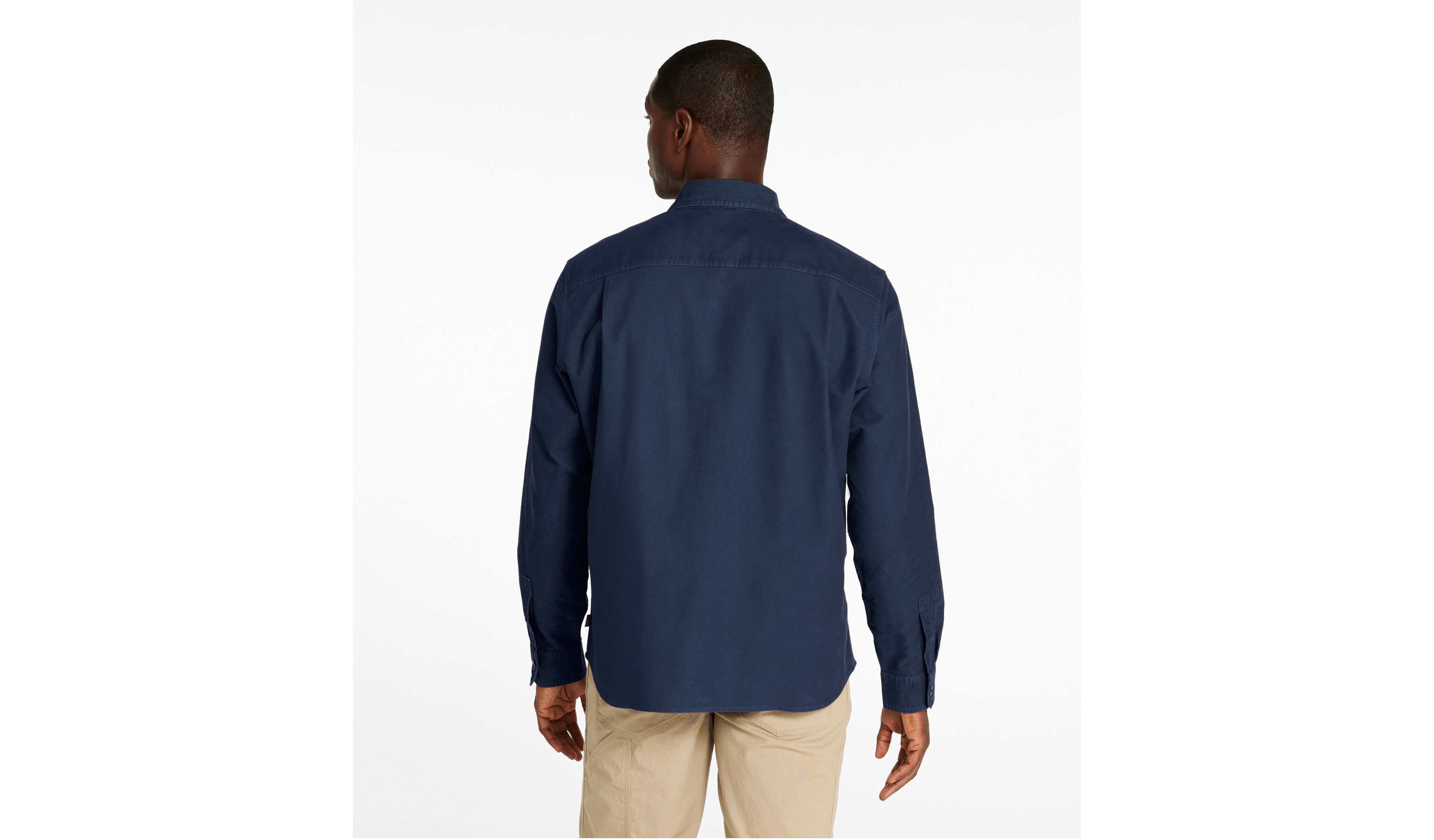 Men's Bean's Moleskin Shirt, Slightly Fitted