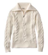 Ll bean aran sweater hotsell