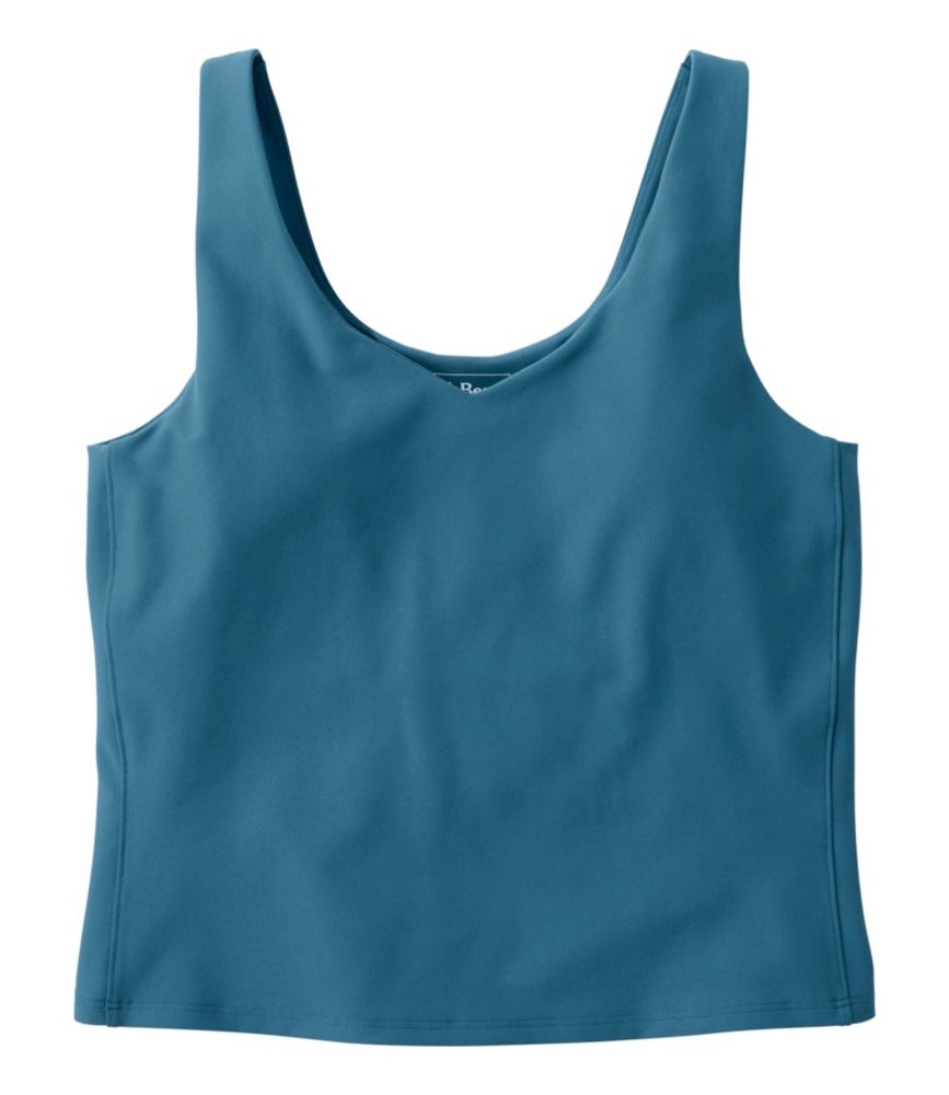 Women's L.L.Bean Everyday Performance Tank, Cropped, Iron Blue, small image number 1