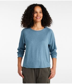 Women's Movement Essential Tee, Long-Sleeve Cropped