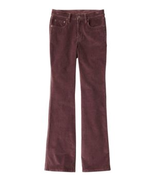 Women's L.L. Bean Everyday Corduroy Pants, High-Rise Bootcut, New