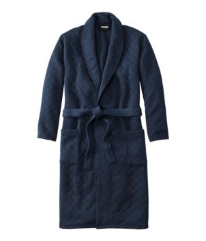 Men's Quilted Robe, New