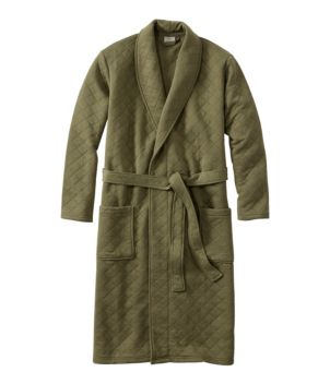 Men's Quilted Robe, New