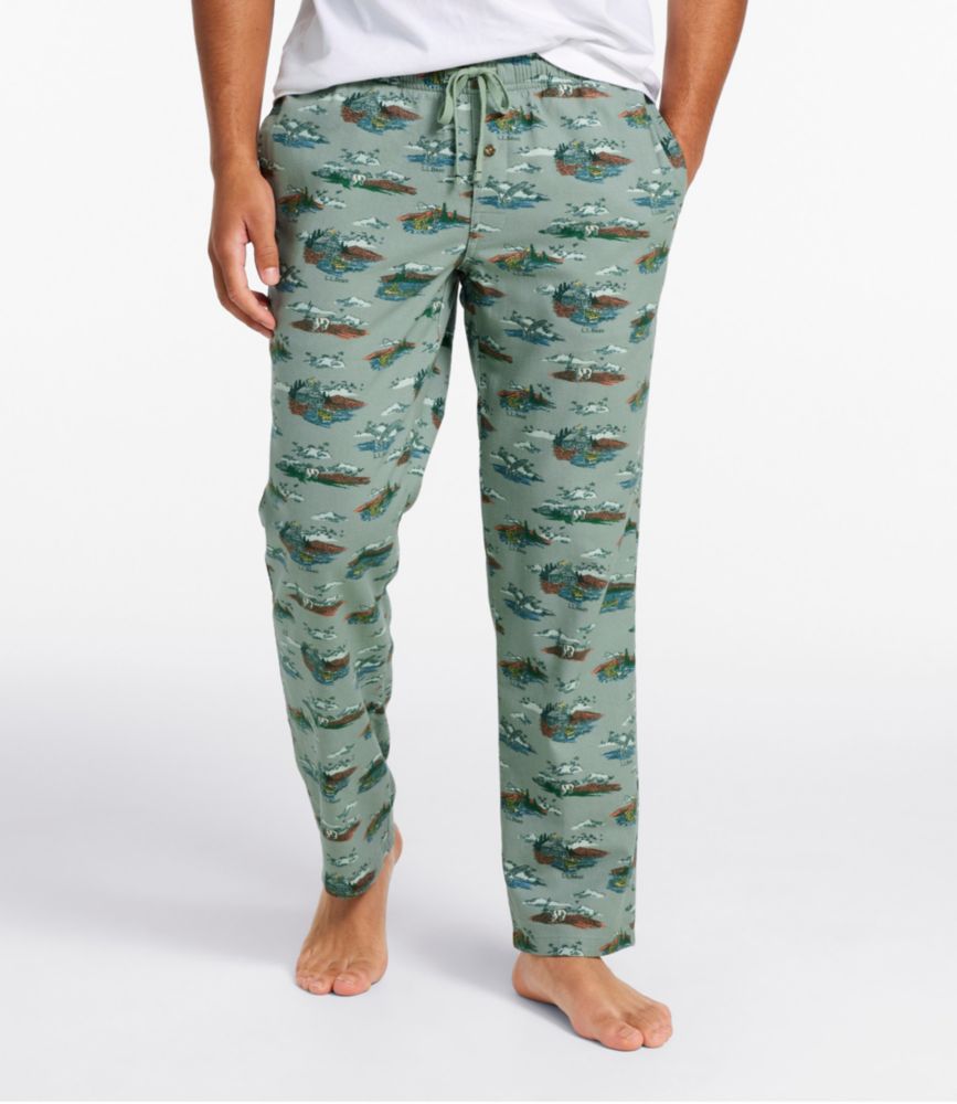 Men's Wicked Cozy Flannel Sleep Pant, Classic Navy Camper, small image number 2