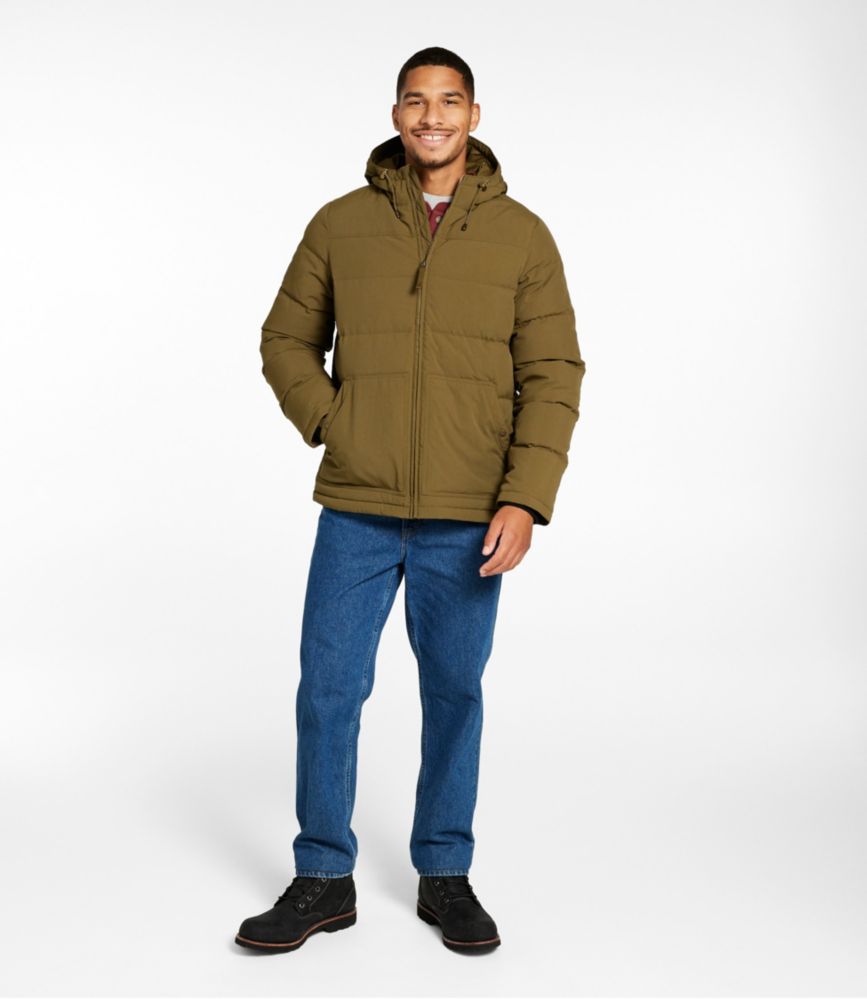 Men's Bean's Utility Puffer Jacket, Midnight Black, small image number 4