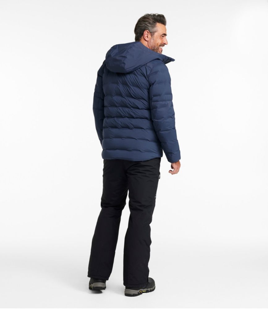 Men's Wind Challenger Stretch Down Jacket, Carbon Navy, small image number 5