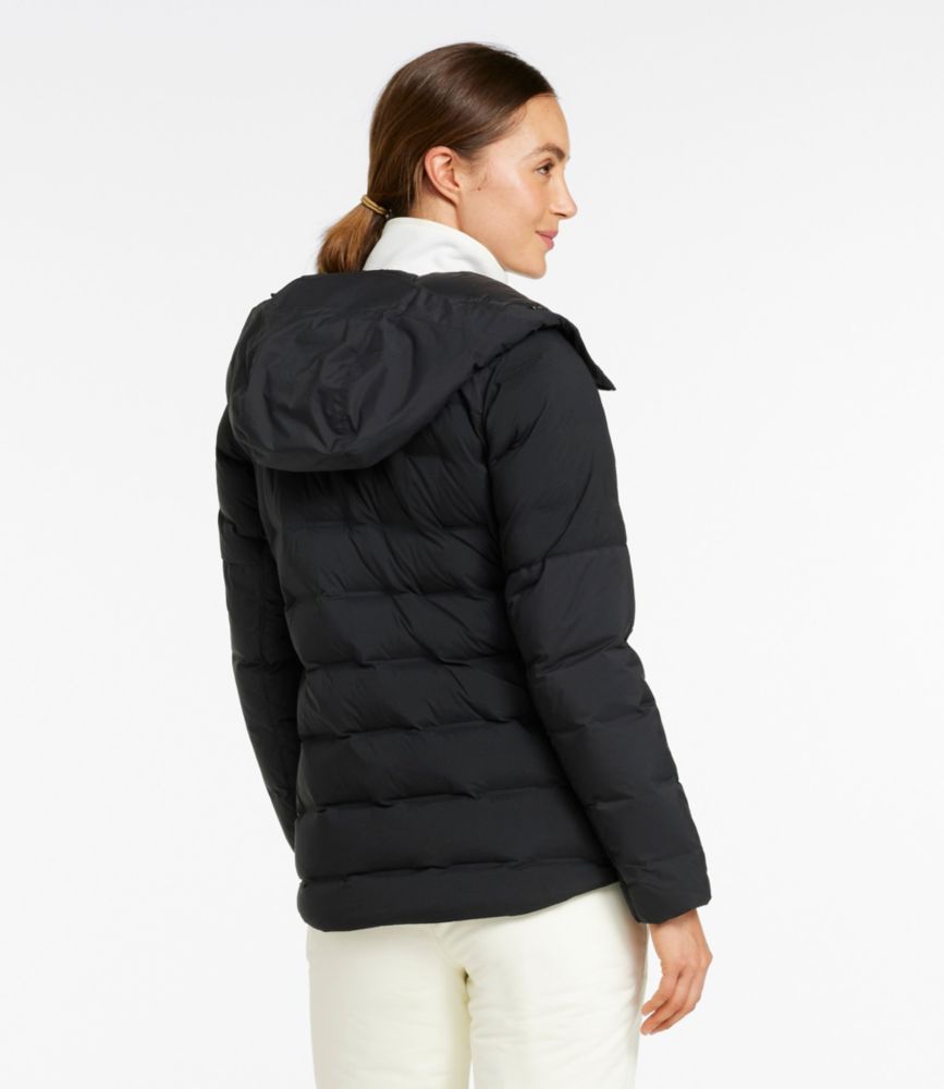 Women's Wind Challenger Stretch Down Jacket, Midnight Black, small image number 3