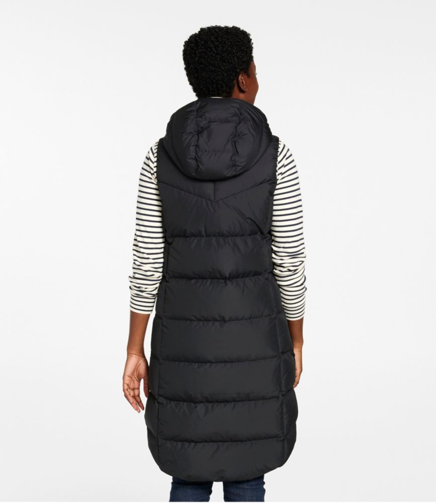 Women's Popham Puffer Long Vest, Nautical Navy, small image number 3