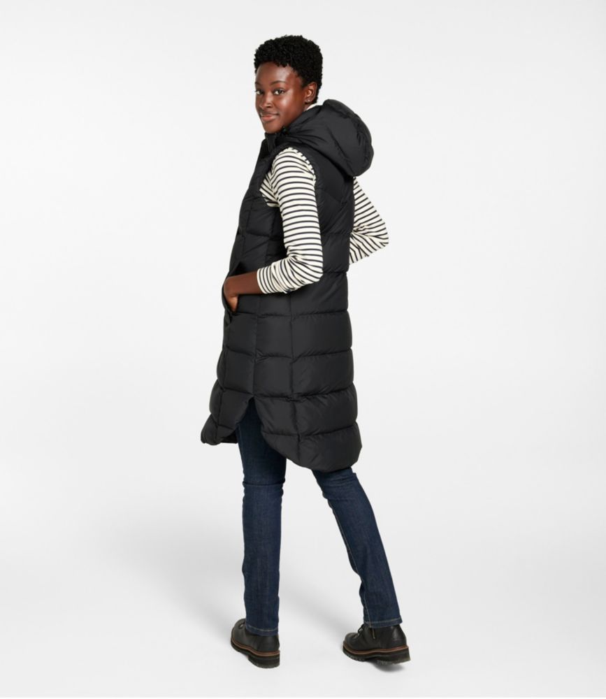 Women's Popham Puffer Long Vest, Nautical Navy, small image number 5
