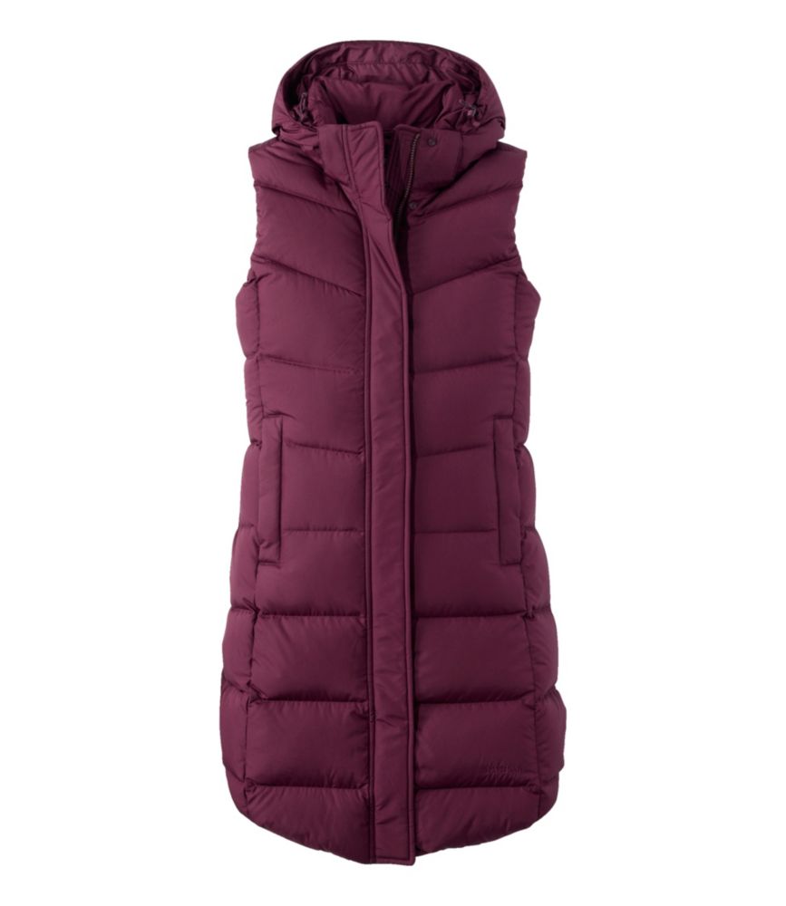 Women's Popham Puffer Long Vest, Fig, small image number 1