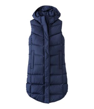 Women's Popham Puffer Long Vest, New