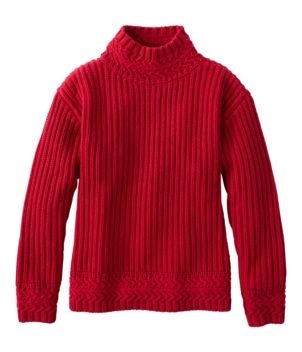 Women's Signature Original Cotton Ribbed Sweater, Mockneck