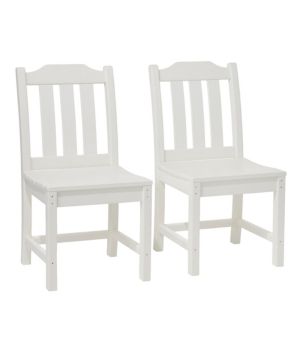 All-Weather Armless Chair, Set of Two