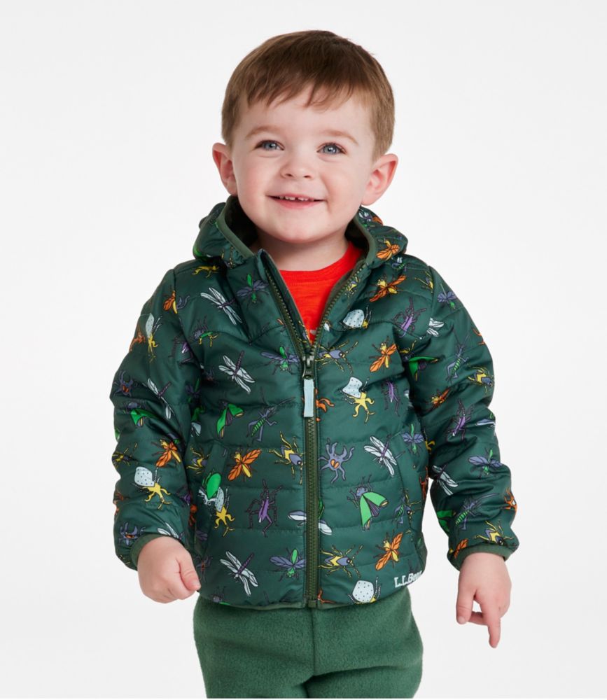 Infants' and Toddlers' Fleece-Lined Insulated Jacket, Print, Pinewood Green Bug, small image number 3