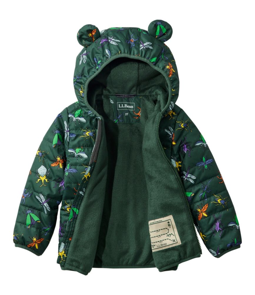 Infants' and Toddlers' Fleece-Lined Insulated Jacket, Print, Pinewood Green Bug, small image number 5