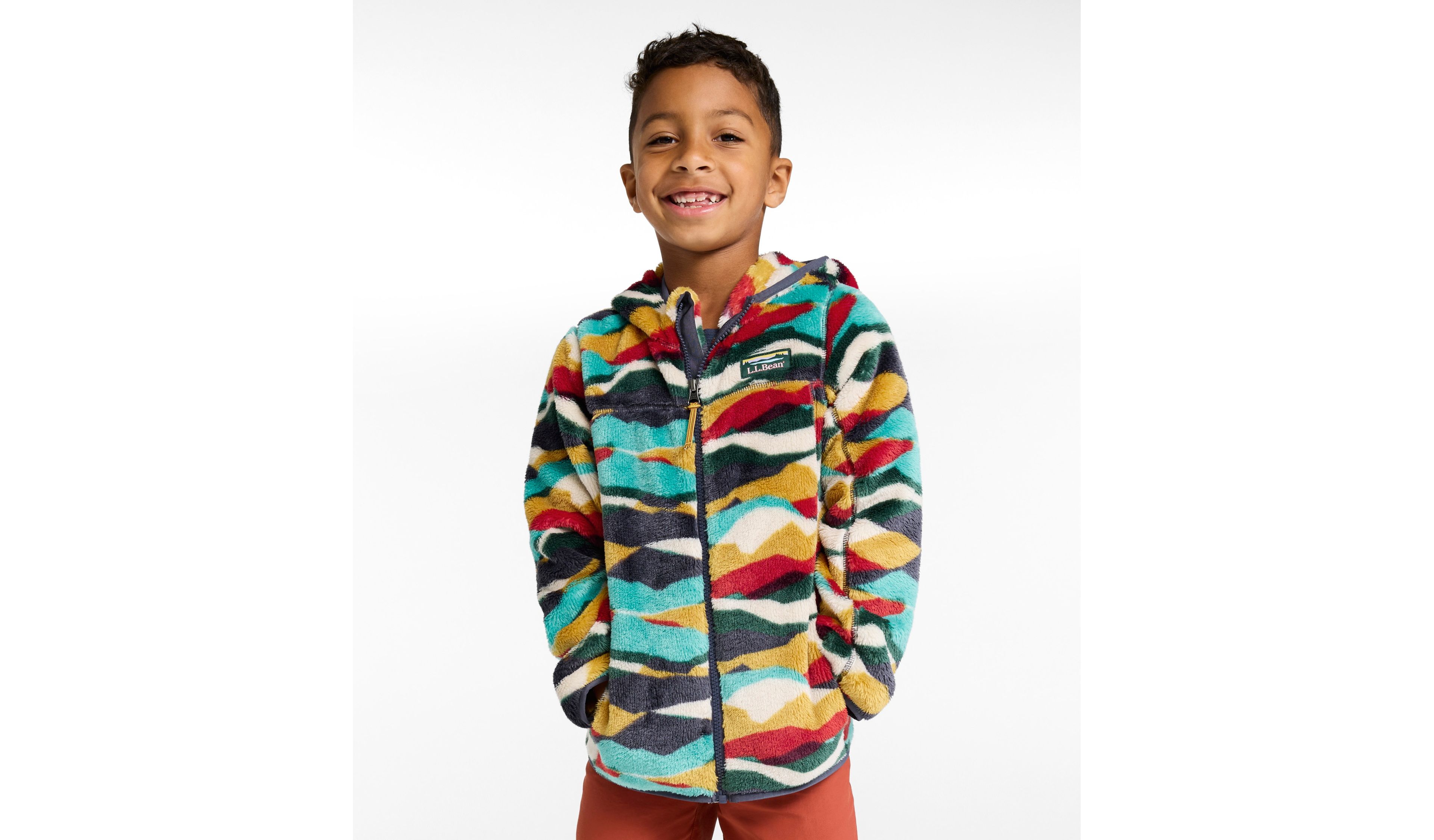 Kids' L.L.Bean Hi-Pile Fleece, Print