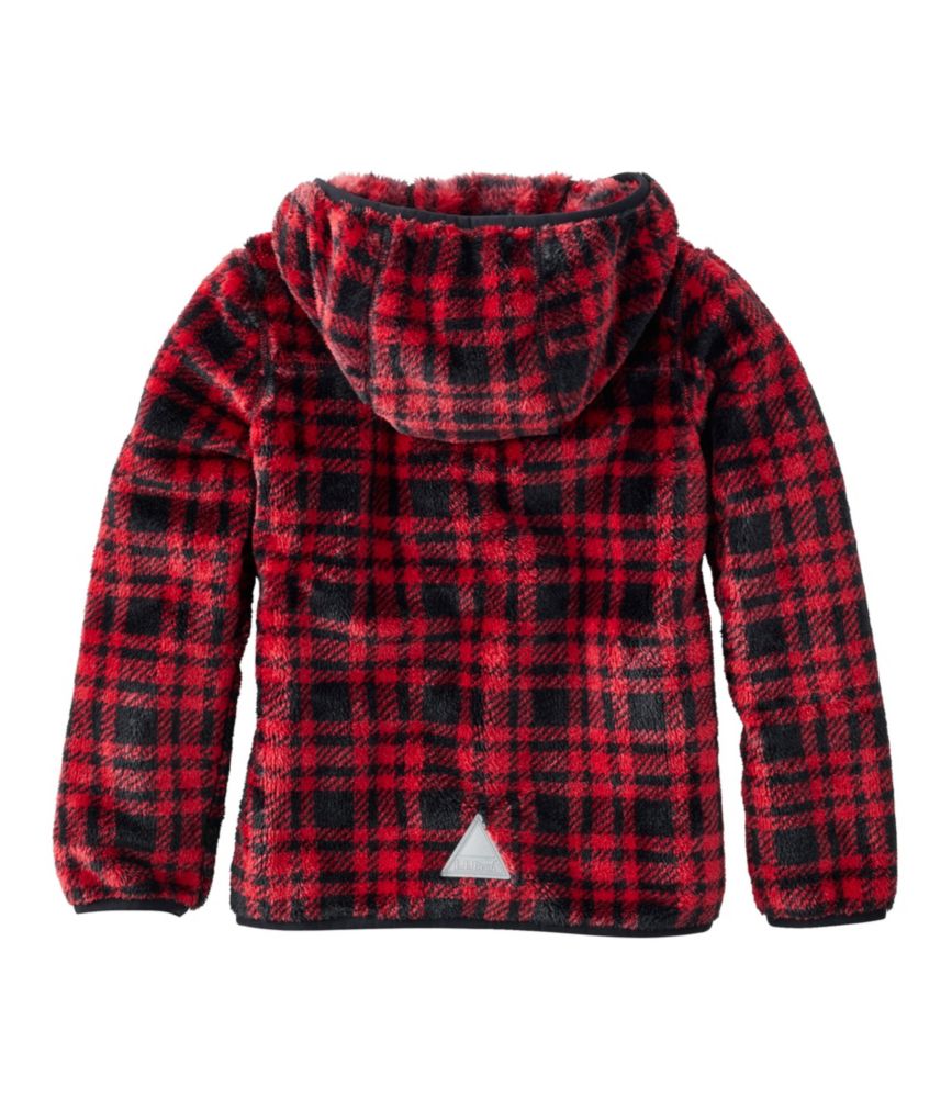 Kids' L.L.Bean Hi-Pile Fleece, Print, Royal Red Plaid, small image number 5