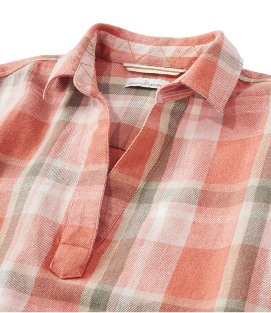 Women's Signature Relaxed Hemp-Blend Popover Shirt