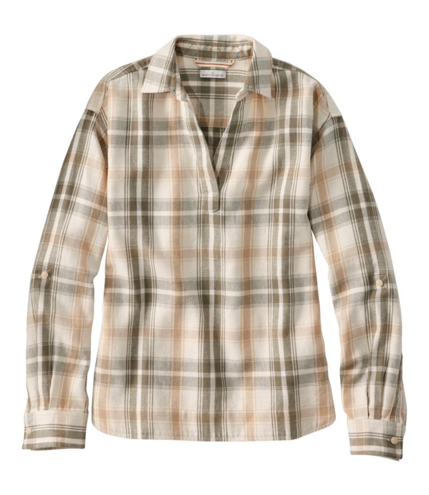 Women's Signature Relaxed Hemp-Blend Popover Shirt