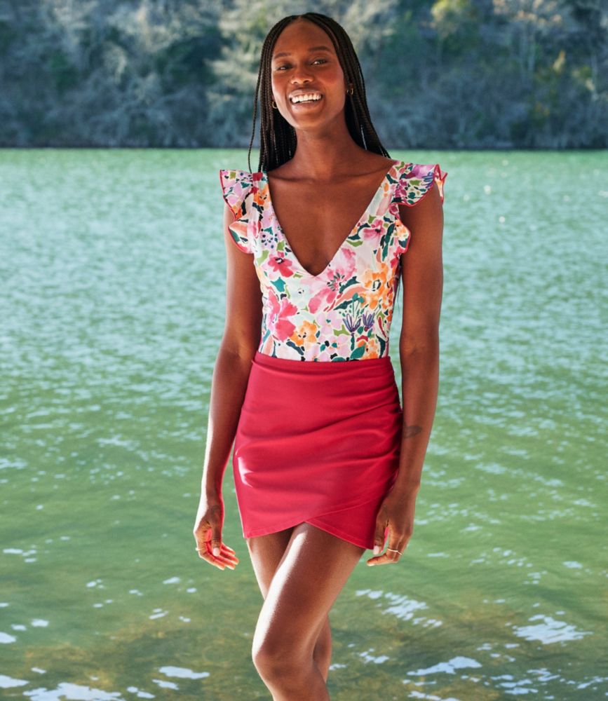 Women's L.L.Bean x Summersalt The Ruffle Backflip | One-Piece at L.L.Bean