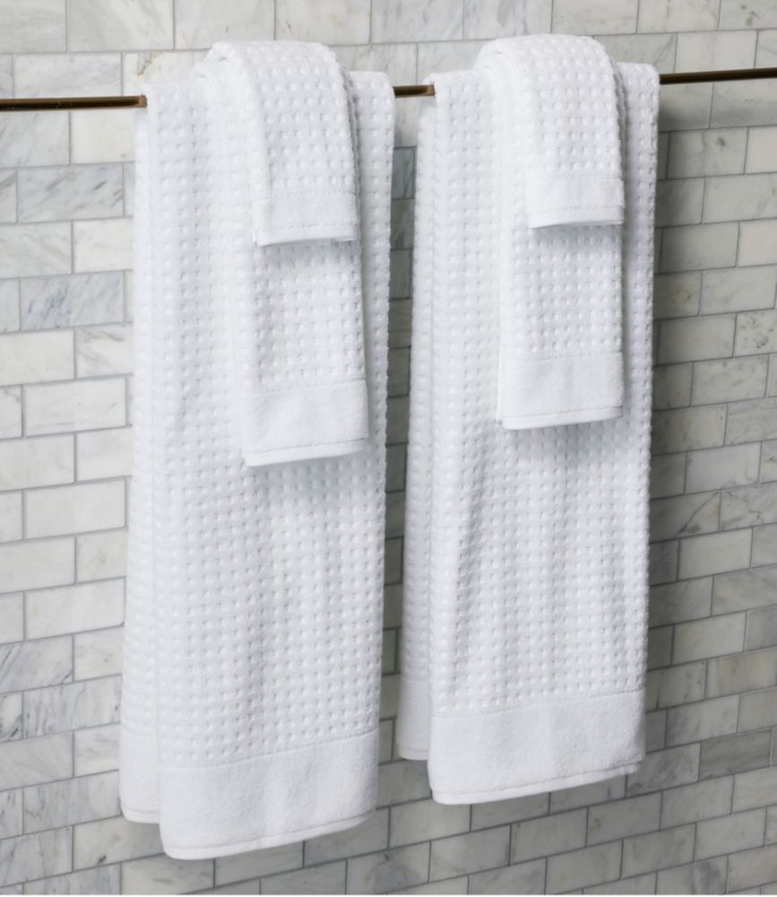 Waffle Cotton Towel Set, Bluegrass, small image number 2