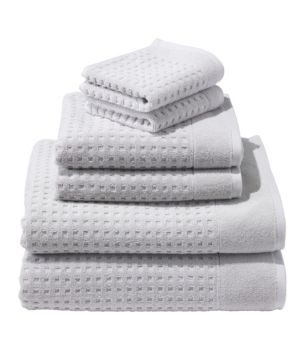 Waffle Cotton Towel Set, New