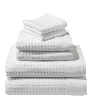 Waffle Cotton Towel Set, New