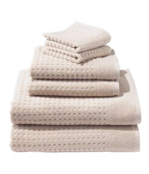 Waffle Cotton Towel Set, New