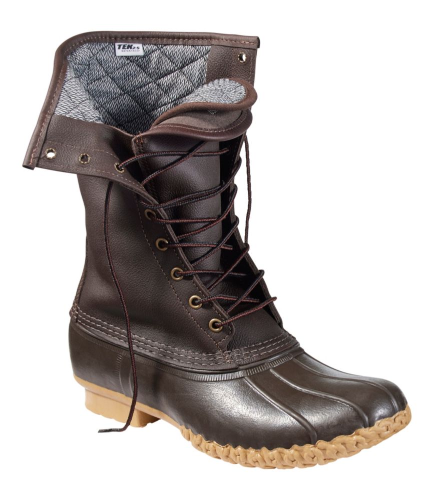 Men's Maine Hunting Shoes, 10" Waterproof/Insulated, Brown/Brown, small image number 6