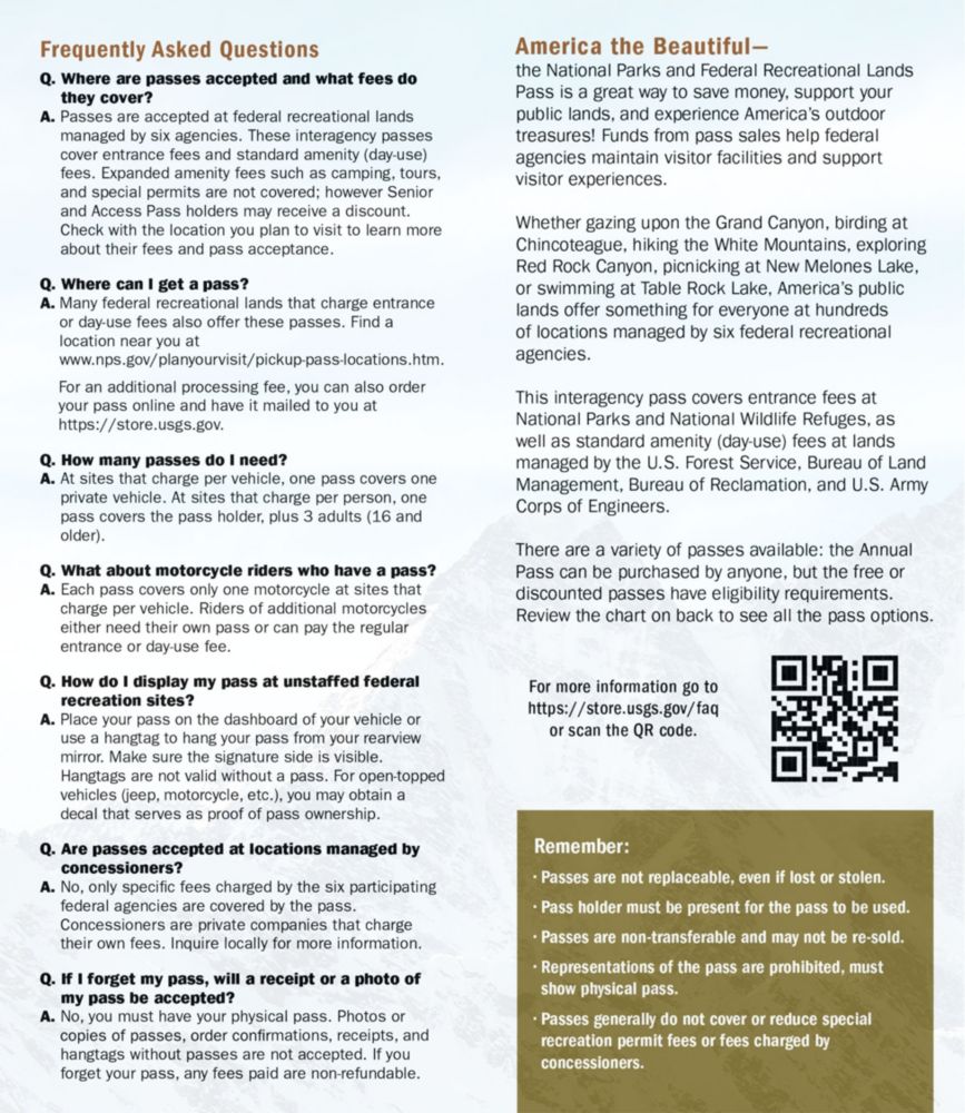 2024 America the Beautiful National Parks and Federal Recreational