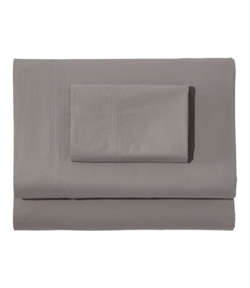 Peached Cotton Sheet Collection, Frost Gray, small image number 1