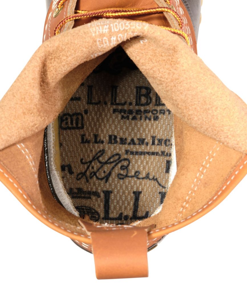 Women's Bean Boots, 8" Insulated, Tan/Bean Boot Brown/Gum, small image number 8