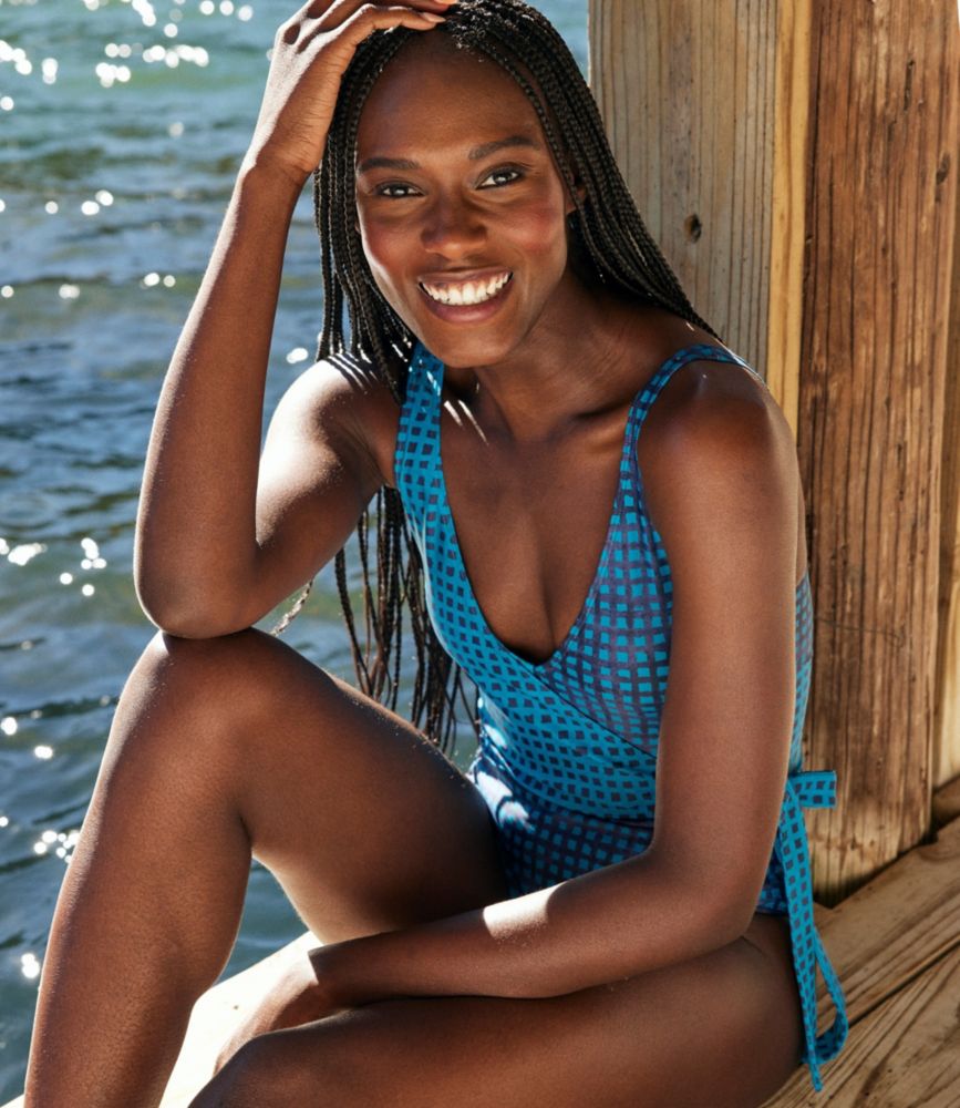 Women's L.L.Bean x Summersalt The Perfect Wrap One-Piece