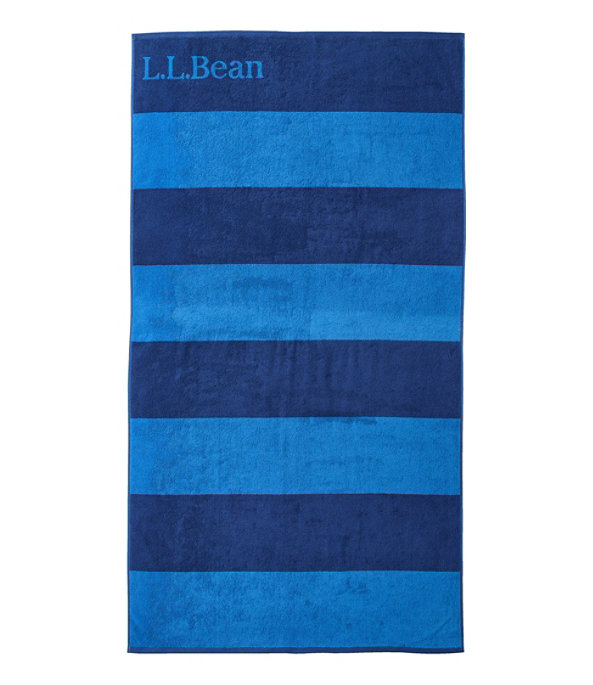 Seaside Beach Towel, Rugby Stripe, , large image number 0