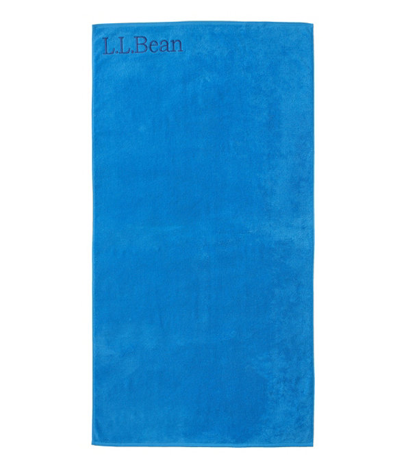 Seaside Beach Towel, Solid, Caribbean Blue, large image number 0